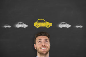Man considering whether to refinance or buy a car
